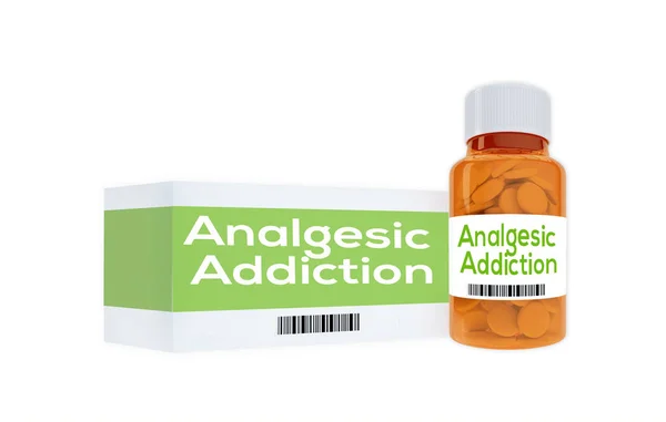 Analgésique Addiction concept — Photo