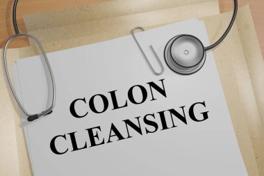 İki nokta üstüste Cleansing - tıp kavramı