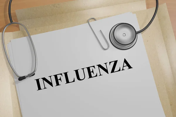 Influenza - medische concept — Stockfoto