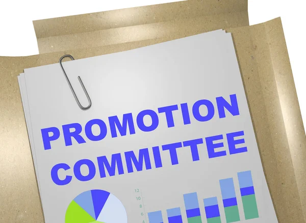 Promotie Commissie concept — Stockfoto