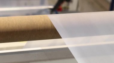 Atış beyaz plastik ekstrüzyon işlemi
