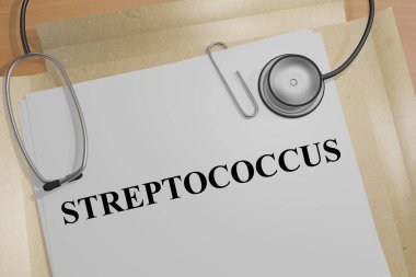 Streptococcus - medical concept clipart