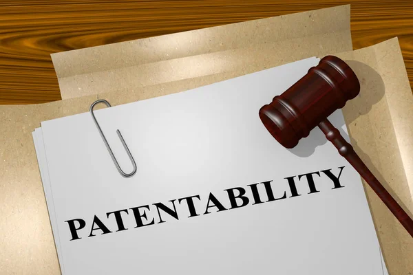 Patentability - legal concept — Stock Photo, Image