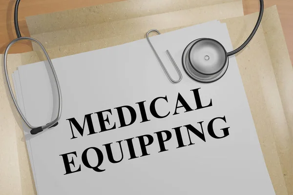 Tıbbi Equipping - tıp kavramı — Stok fotoğraf