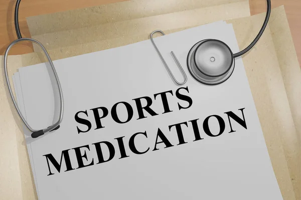 Medicina do Desporto - conceito médico — Fotografia de Stock