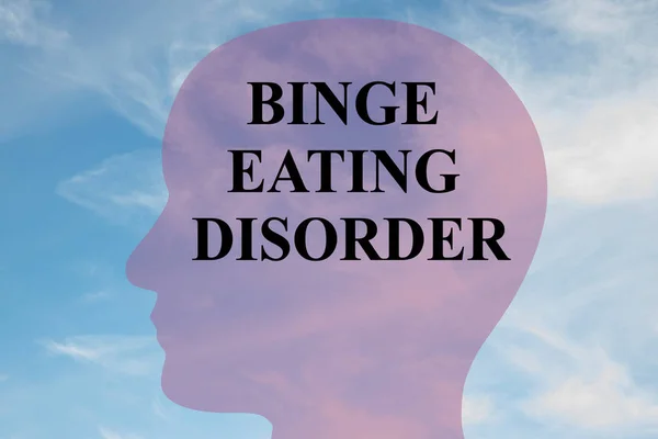 Binge Eating Disorder concept — Stock Photo, Image