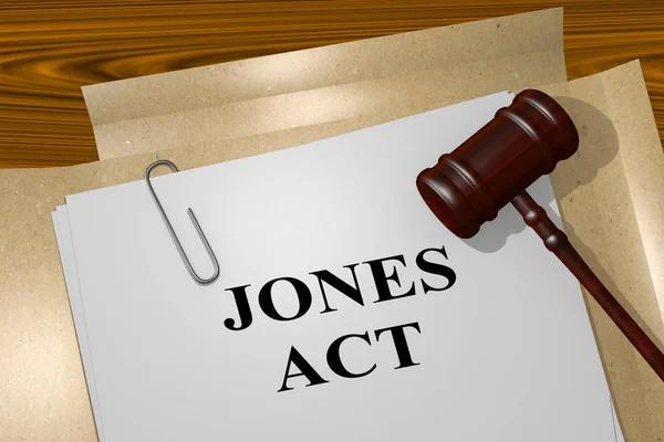Jones törvény koncepciója — Stock Fotó