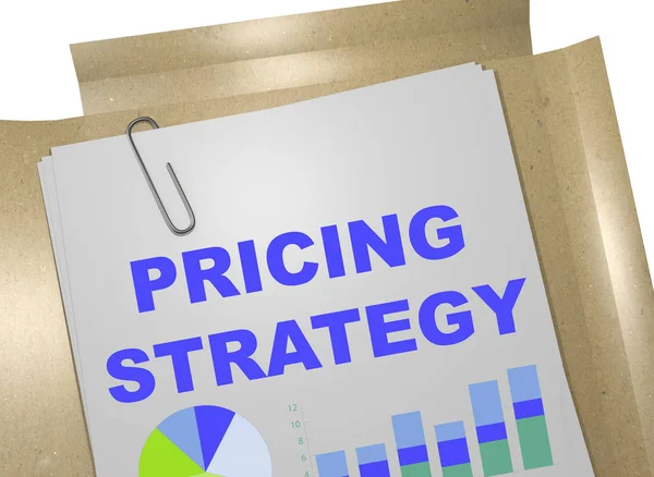 Preisstrategie-Konzept — Stockfoto