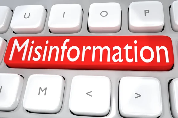 Misinformation - media concept — Stock Photo, Image