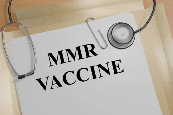 Vaccinul MMR - concept medical — Fotografie, imagine de stoc
