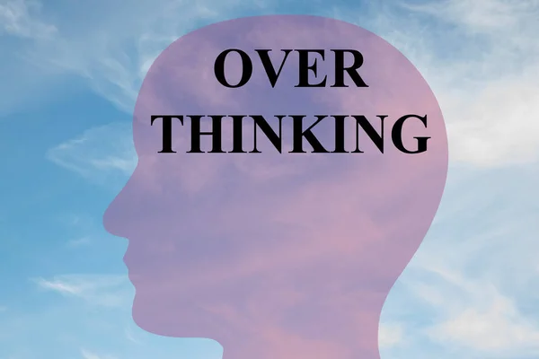 Over Thinking concept — Stock Photo, Image