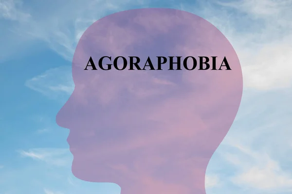 Agoraphobie - concept mental — Photo