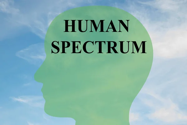 Concept de spectre humain — Photo