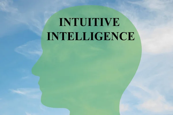 Intuitiv intelligensbegrepp — Stockfoto