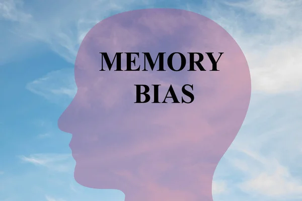 Memory Bias - mentales Konzept — Stockfoto