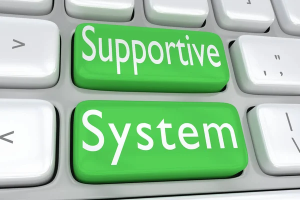 Concepto de sistema de apoyo —  Fotos de Stock