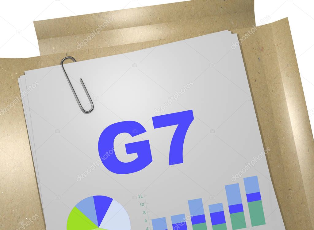 G7 - economic concept