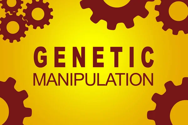 Genetycznych manipulacji biotechnologicznych koncepcji — Zdjęcie stockowe