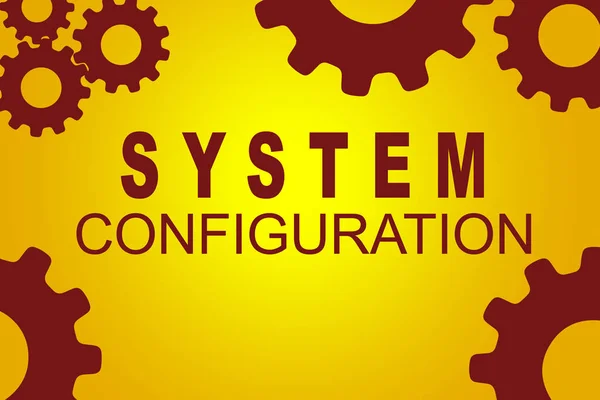 System Configuration concept — Stock Photo, Image