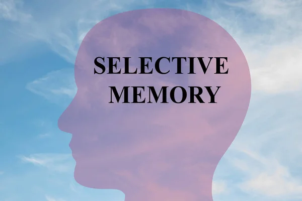 Memoria selectiva - concepto — Foto de Stock