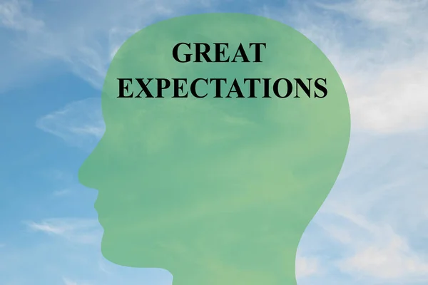 Concept des grandes attentes — Photo