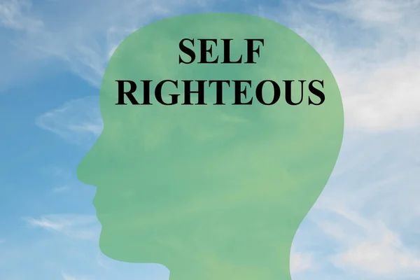 Self-Righteous concept — Stock Photo, Image