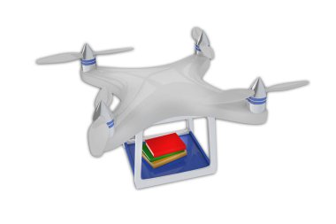 Kitap taşıyan uçak