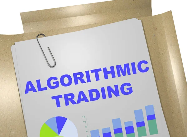 Algorithmic Trading concept — Stock Photo, Image