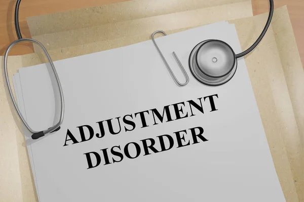 Adjustment Disorder - konsep medis — Stok Foto