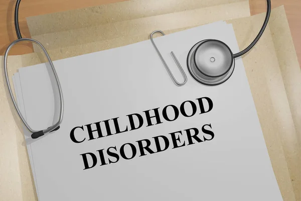 Distúrbios da Infância - conceito médico — Fotografia de Stock