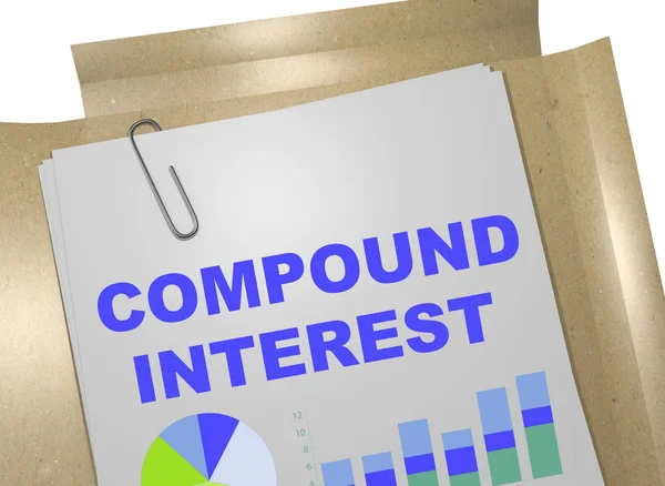 Compound Interest concept — Stock Photo, Image