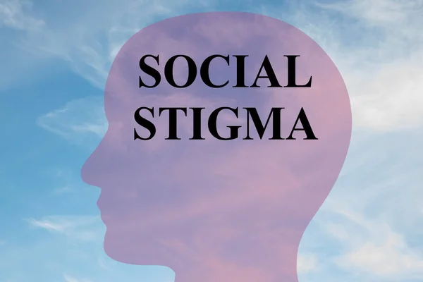 Sociální Stigma – koncepce osobnosti — Stock fotografie