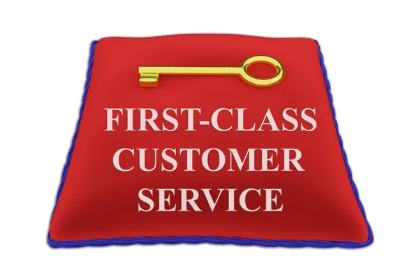 First-Class Customer Service concept — Stock Photo, Image