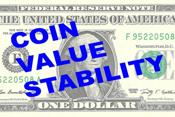 Concepto de estabilidad del valor de moneda — Foto de Stock