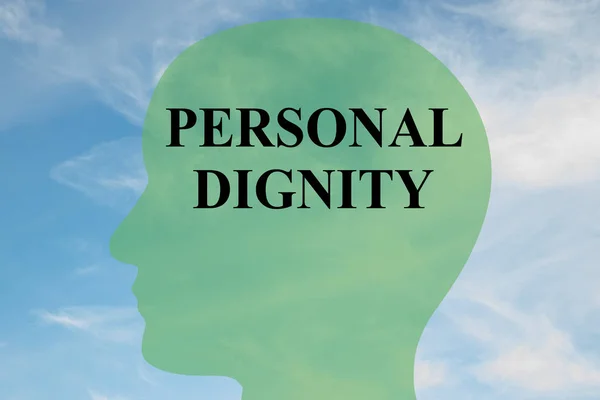 Concept de dignité personnelle — Photo