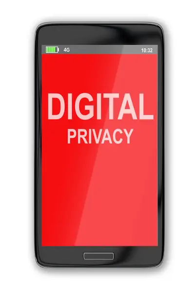Concepto de privacidad digital —  Fotos de Stock