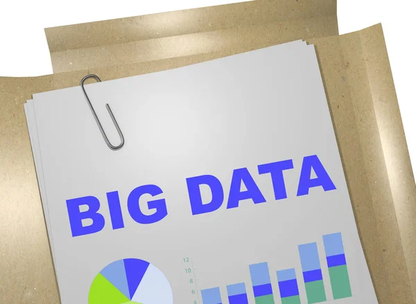 Concetto Big Data — Foto Stock