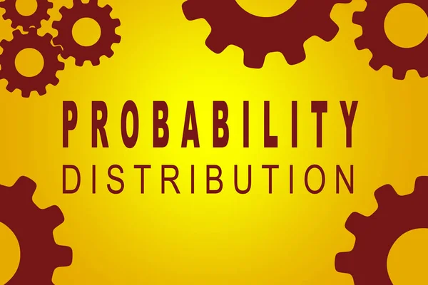 Probability distributieconcept — Stockfoto