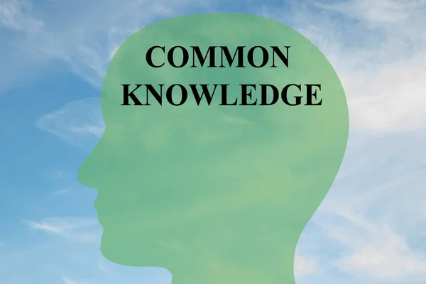 Common Knowledge - mental concept — Stock Photo, Image