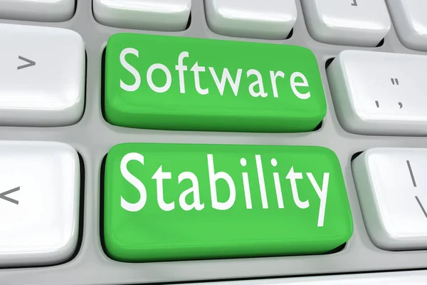 Concepto de estabilidad del software — Foto de Stock