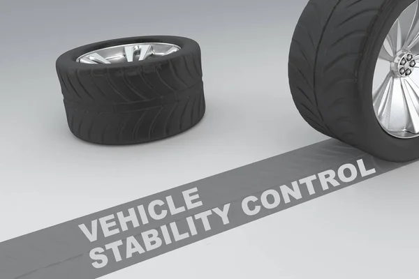 Concept de contrôle de stabilité du véhicule — Photo