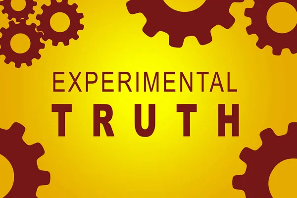 Experimentelles Wahrheitskonzept — Stockfoto