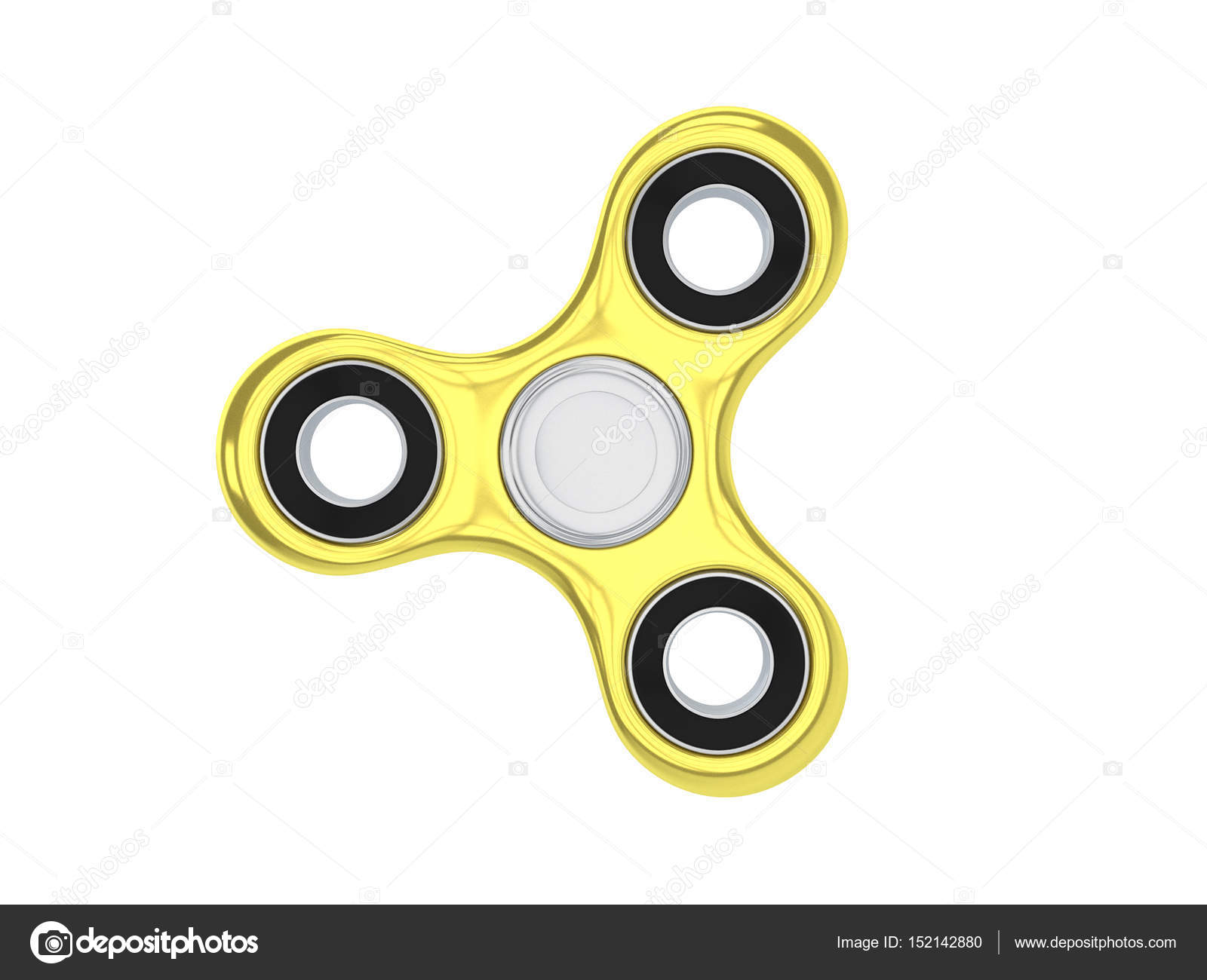 Top view of fidget spinner golden toy Stock Photo by ©Premium_shots  152142880