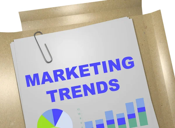 Marketing Trends - Geschäftskonzept — Stockfoto