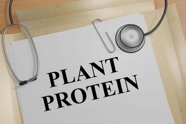 Pflanzenprotein - Gesundheitskonzept — Stockfoto