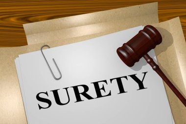 Surety - legal concept clipart