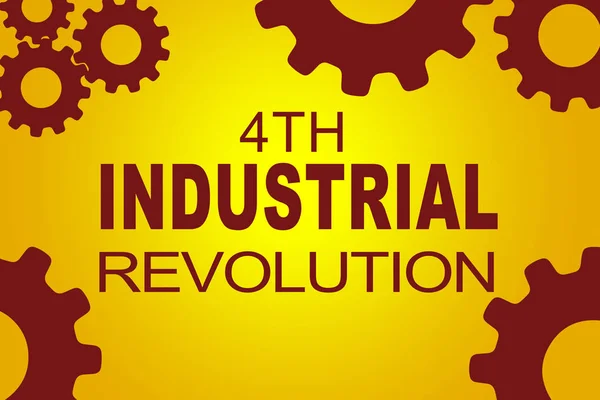4ème révolution industrielle concept — Photo