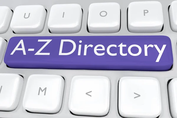 A-Z Directory concept