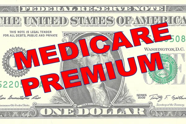 Medicare Premium - pénzügyi fogalom — Stock Fotó