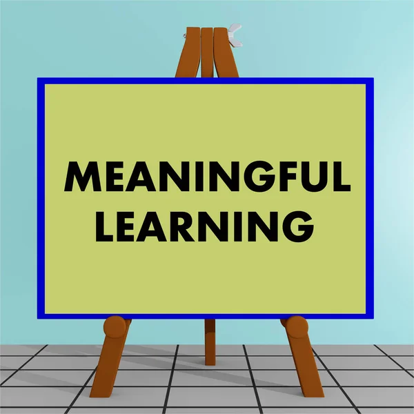 Concept d'apprentissage significatif — Photo